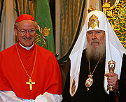 Святейший Патриарх Алексий принял делегацию Католической Церкви Австрии во главе с архиепископом Зальцбурга Алоизом Котгассером