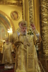 Патриаршее служение в день тезоиментства приснопоминаемого Святейшего Патриарха Алексия II в Богоявленском кафедральном соборе