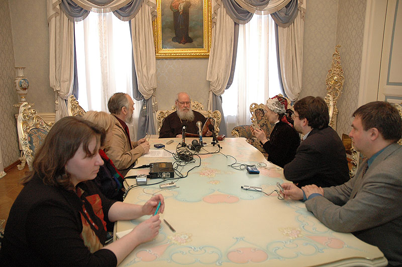 Встреча Святейшего Патриарха Алексия с журналистами
