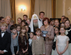 Встреча Святейшего Патриарха Алексия со стипендиатами Межрегионального благотворительного фонда &laquo;Новые имена&raquo;