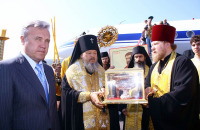 Честная глава святого апостола Луки доставлена в Красноярск