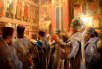 Патриаршее богослужение в Ризоположенском храме Московского Кремля