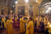 Патриарший новогодний молебен в Богоявленском кафедральном соборе