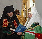 Состоялось наречение архимандрита Александра (Матренина) во епископа Даугавпилсского, викария Рижской епархии
