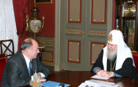 Святейший Патриарх Алексий встретился с губернатором Вологодской области