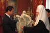 Встреча Святейшего Патриарха Алексия с мэром Владивостока В.Н. Николаевым