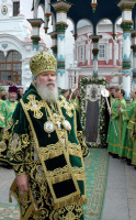 Патриаршее богослужение в Троице-Сергиевой Лавре в день памяти преподобного Сергия