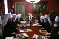 Состоялось открытие заседания Священного Синода Русской Православной Церкви