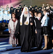 Предстоятель Русской Церкви посетил открытый урок «Духовные родники Подмосковья» в Коломне