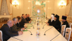 Встреча Святейшего Патриарха Кирилла с мэром Москвы Ю.М. Лужковым