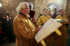 Патриарший визит в Новгородскую епархию. Малое освящение Иверского собора Валдайского монастыря и Божественная Литургия.