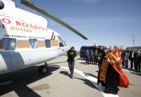 'Крестный ход по воздуху' прибыл в Сергиев Посад