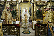 Митрополит Смоленский Кирилл возглавил Божественную литургию на подворье Сербской Православной Церкви в Москве