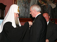 Состоялось вручение Патриарших наград членам Международного Фонда единства православных народов