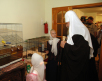 Посещение Святейшим Патриархом Стефано-Махрищского монастыря (30.07.2005). Встреча с воспитанницами детского приюта.