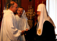 Встреча Святейшего Патриарха Московского и всея Руси Кирилла с настоятелем Общины Тезе