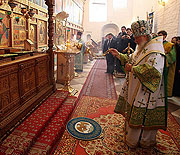 Проповедь Святейшего Патриарха Кирилла за Божественной литургией в день памяти преподобных Зосимы, Савватия и Германа Соловецких