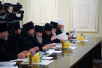 Первое заседание Комиссии по подготовке Поместного Собора Русской Православной Церкви в Синодальной резиденции в Даниловом монастыре
