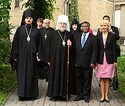 Генеральный секретарь Всемирного Совета Церквей посетил рижский Свято-Троице-Сергиев монастырь