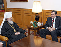 Патриарший Местоблюститель митрополит Кирилл встретился с Председателем Правительства Республики Сербской (Босния и Герцеговина)