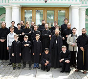 Студенты Московской духовной академии приняли участие в молебне, организованном Обществом любителей древнерусского пения