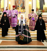 Святейший Патриарх Кирилл совершил молебен в кафедральном соборе Калининграда