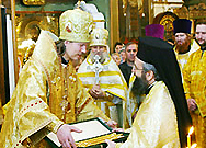 На московоском подворье Иерусалимской Православной Церкви отметили престольный праздник