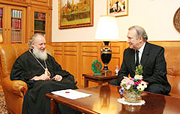Председатель ОВЦС встретился с Послом России в Непале