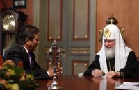 Состоялась встреча Святейшего Патриарха Кирилла с Послом Йемена в России Мохаммедом Аль-Халели