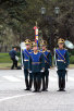 Церемония передачи нового знамени Президентского полка