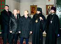 Владимир Путин посетил Архангельский собор в Нижегородском кремле