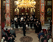 Хор Покровского кафедрального собора г. Чикаго дал концерт в соборном храме Новограчаницкого монастыря