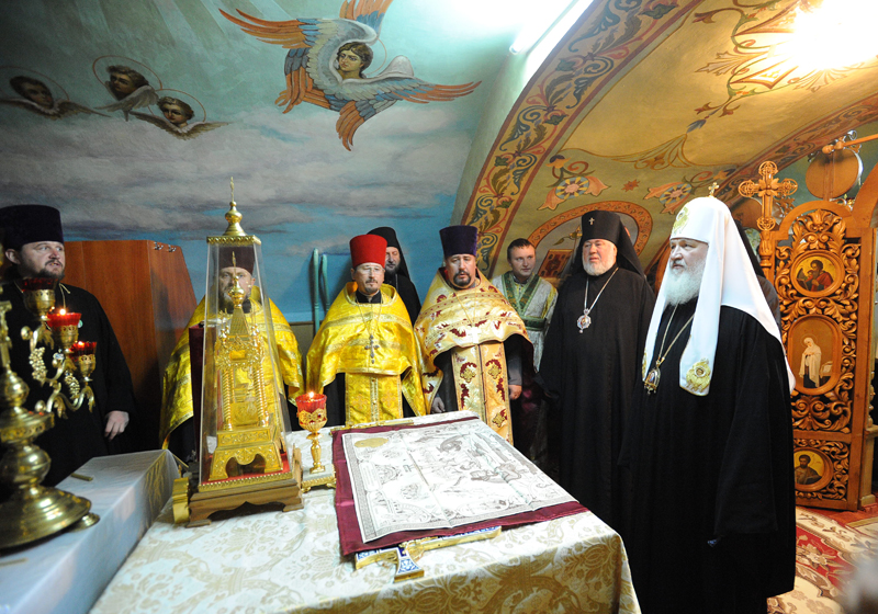 Патриарший визит на Украину. День восьмой. Посещение Воскресенского кафедрального собора в Ровно.