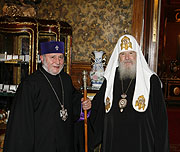 Встреча Святейшего Патриарха Алексия и Католикоса Гарегина II