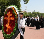 Святейший Патриарх Кирилл возложил венок к Мемориалу героической обороны Севастополя в годы Великой Отечественной войны