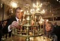 Иерусалимский Патриарх вручил президенту Украины орден Рыцарей Гроба Господня