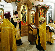 Предстоятель Православной Церкви Чешских Земель и Словакии посетил храм святой великомученицы Екатерины