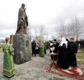 Патриаршее служение в Иосифо-Волоцком монастыре. Освящение памятника преподобному Иосифу Волоцкому.