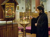 Архиепископ Волоколамский Иларион посетил кафедральный собор Сурожской епархии
