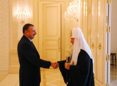 Патриарший визит в Азербайджан. Встреча с Президентом И. Алиевым.