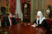 Святейший Патриарх Кирилл встретился с губернатором Орловской области А.П. Козловым