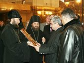 Президент Армении посетил кафедральный собор Христа Спасителя в Калининграде