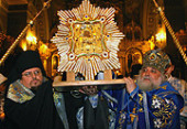В Москве прошли проводы Почаевской иконы Божией Матери