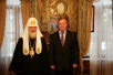Встреча Святейшего Патриарха Кирилла с председателем ИППО С.В. Степашиным