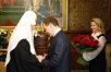 Поздравление Святейшего Патриарха Кирилла Президентом России Дмитрием Медведевым