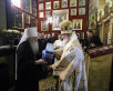 Патриаршее служение в домовом храме Московской Патриархии