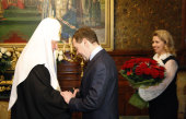 Президент России поздравил Святейшего Патриарха Кирилла с днем рождения
