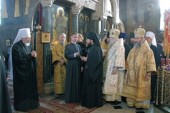 Архиепископ Волоколамский Иларион принял участие в торжествах по случаю дня рождения Блаженнейшего митрополита Киевского Владимира