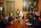 Встреча Святейшего Патриарха Кирилла с Чрезвычайным и Полномочным Послом Великобритании в России Анн Прингл