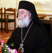 Патриаршее поздравление Блаженнейшему Патриарху Александрийскому Феодору с 55-летием со дня рождения